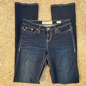 BKE Peyton Indigo Straight Leg Jeans Waist 27 XXL EUC